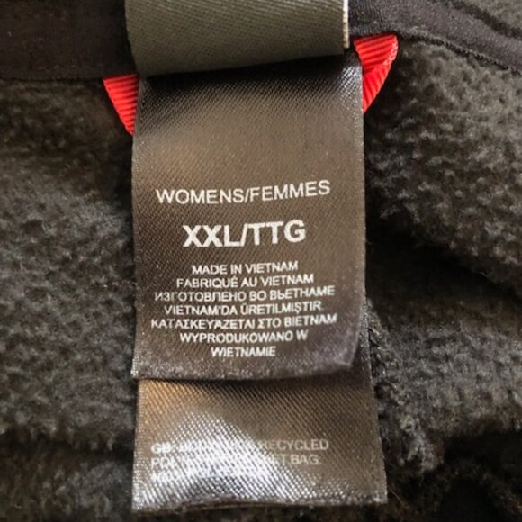 The North Face Women’s Black Fleece Half-Zip Pullover – Size XXL - Picture 4 of 7